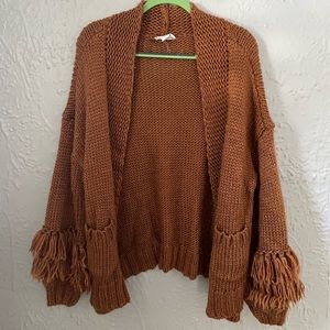 Fringe cardigan
